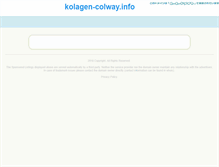 Tablet Screenshot of kolagen-colway.info